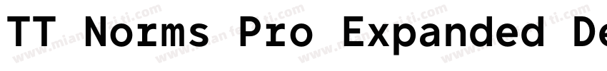 TT Norms Pro Expanded DemiBold Ital字体转换